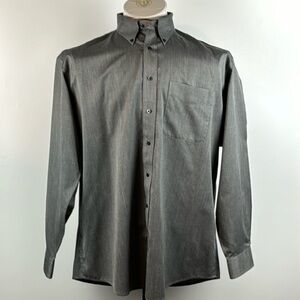 JO'S. A. BANK™️ Size XL 'TRAVELER'S COLLECTION' Gray Dress Shirt